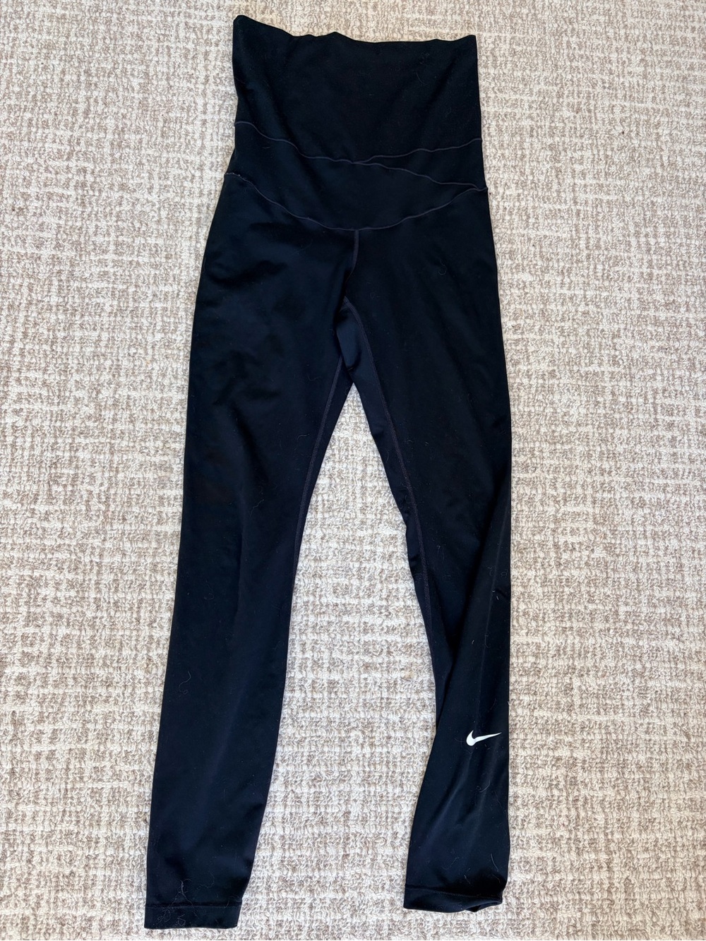 Nike Black High-Waist Maternity Leggings